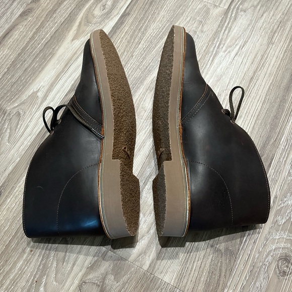 Clarks Men's Bushacre 3 Chukka Boot - Dark Brown - Picture 4 of 7